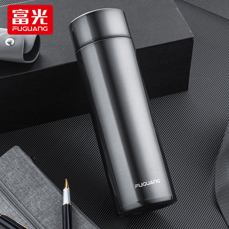 Fuphotofia vacuum cup SUS304 stainless steel insulated cup silicone anti-slip ground mat can be batch customised 480ml