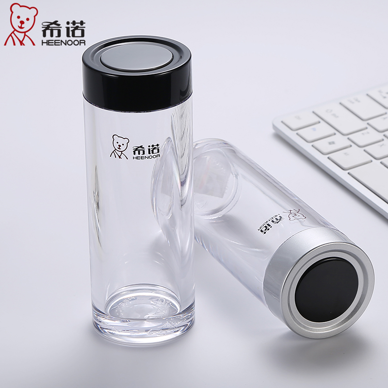 Shino plastic portable water glasses men and women small and transparent PC cups with handmade tea 8041 8041 8042 8043