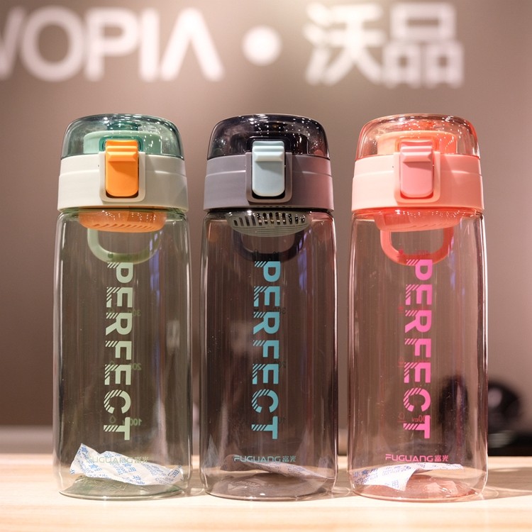 Rich Light Space Cup Fitness Large Capacity Cup Men And Women Sports Water Cup Portable Filter Student Teacup Plastic Kettle