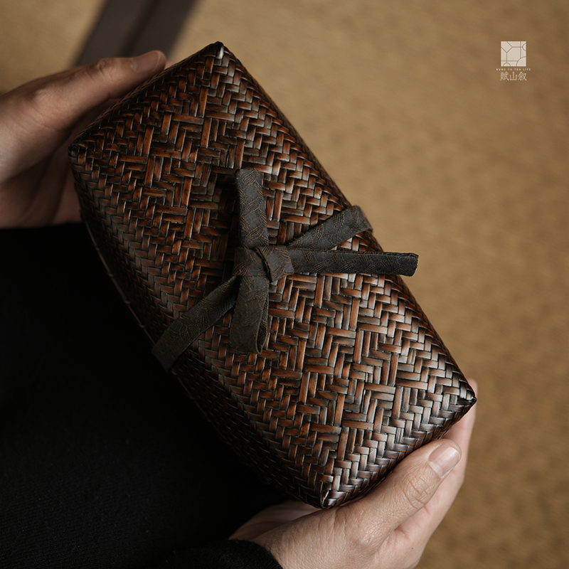 Fushan Xiu | Travel Tea Set Bag · Bamboo Tea Box Portable Tea Utensils Teapot Storage Bag for Outdoor Use Fushan Xiu | Travel Tea Set Bag · Bamboo Tea Box Portable Tea Utensils Teapot Storage Bag for Outdoor Use