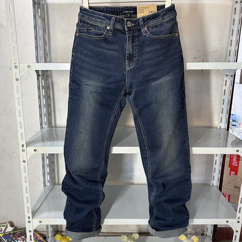 Baleno 2025 Autumn/Winter New Stretch Jeans Men's Comfortable Straight-Leg Denim Pants 5825314m002