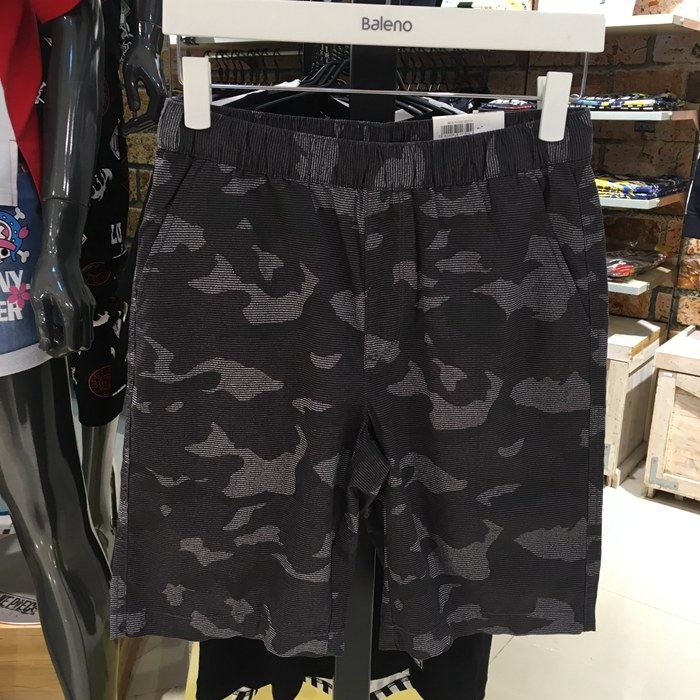 Baleno's new men's casual pants printed beach shorts men's drawstring five-point pants flower shorts 88810022