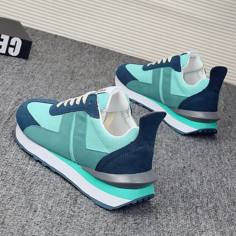 Trendy brand same Supreme casual shoes men's shoes thick bottom heightening sneakers color matching all-match running shoes skate shoes