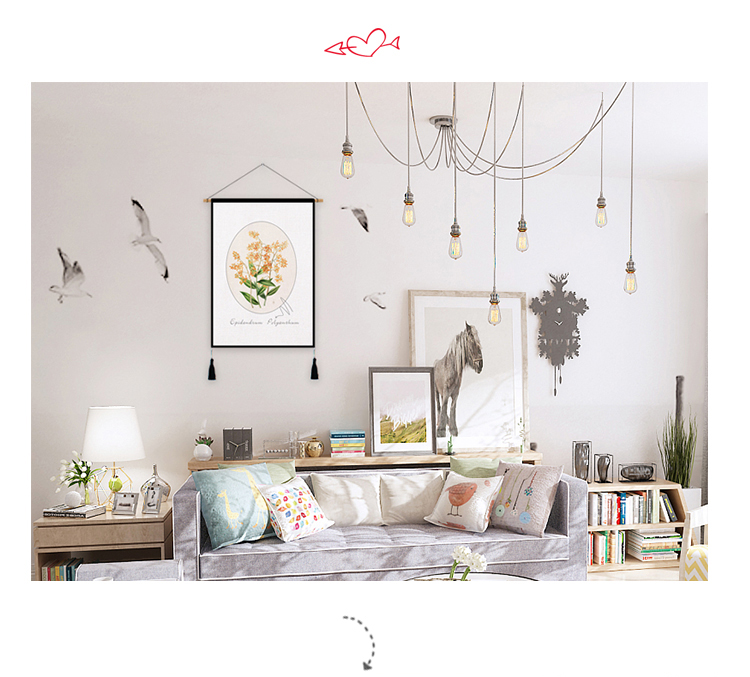 Cây vải tấm thảm treo trang trí nordic ins bối cảnh nền vải bông vải sơn trang trí phòng khách treo vải - Tapestry thảm treo tường khổ lớn