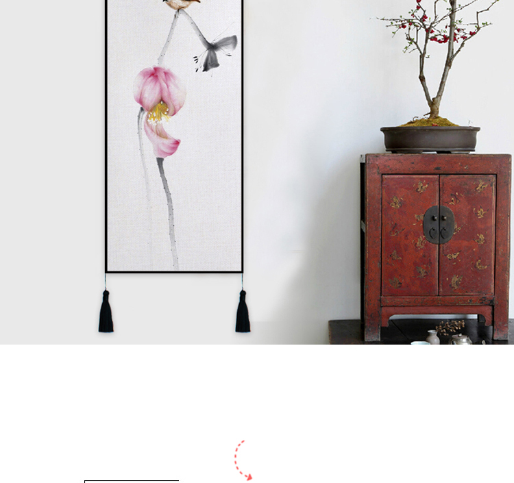 Phong cách quốc gia vải tấm thảm tay nghề lotus tranh ins nền nhà cotton linen vải giường nền tùy biến thảm decor phòng ngủ