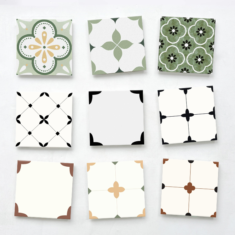 Internet-Famous Small Tiles 400X400 Bathroom Non-Slip Tiles Kitchen Bathroom Retro Nonya Style All-Ceramic Wall and Floor Tiles Internet-Famous Small Tiles 400X400 Bathroom Non-Slip Tiles Kitchen Bathroom Retro Nonya Style All-Ceramic Wall and Floor Tiles