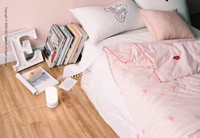 Ins lê hoa bóng mùa hè rửa bông macarons cotton điều hòa không khí là mùa hè mát mẻ bởi cổ tích lê hoa bóng quilt 	chăn chần bông hay trần bông	