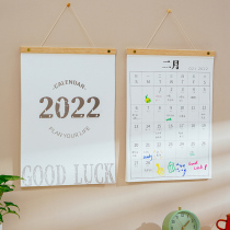 Creative simplicity 2022 calendar schedule home wall calendar hanging wall large lattice notepad desk calendar send hook