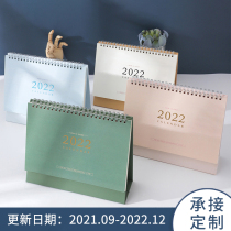 2022 solid color calendar ins style creative desktop calendar small ornaments 2021 office diy plan can be customized