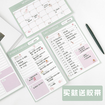 Creative plan book note book a5 small book can be torn work memo daily agent plan punch-in day book