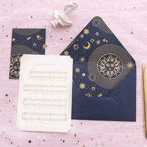 Literary Birthday Confession Greeting Card Mothers Day DIY Message Creative Love Letter Small Card with Envelope Can Be Customized