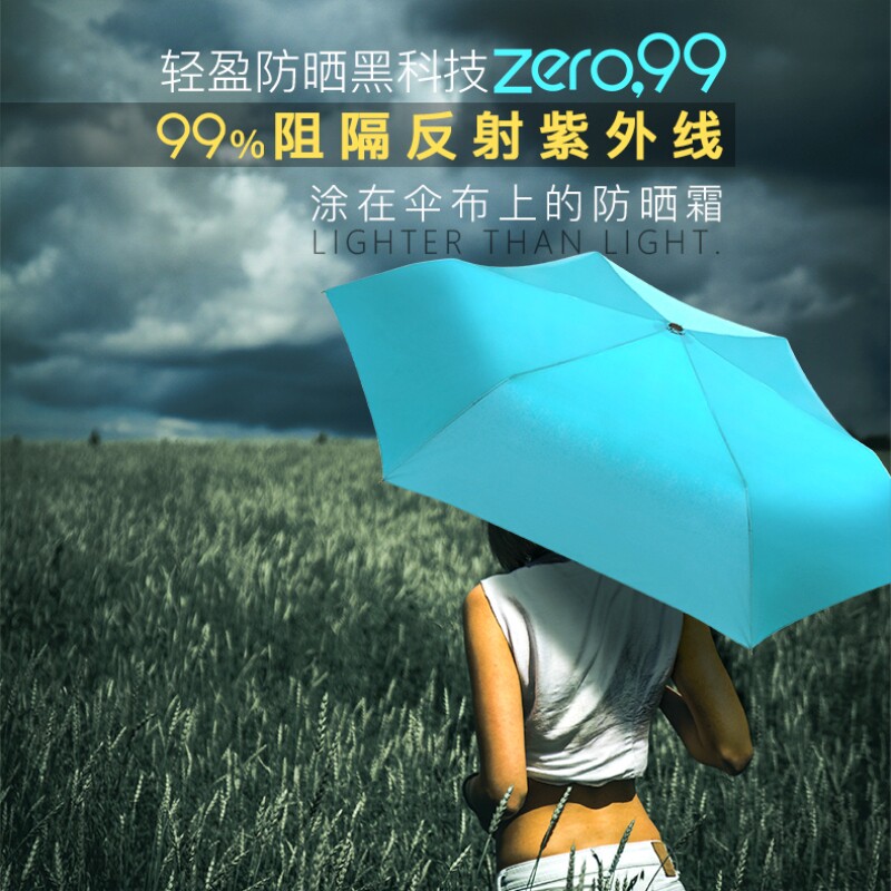 Imported doppler umbrella ladies ultra-light compact portable umbrella sunscreen sunshade anti-UV