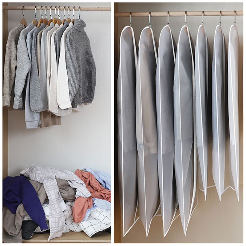 Haixing Clothing Dust Cover Hanging home transparent dust-proof bag clothes cover special big number hanging clothes bag-Taobao