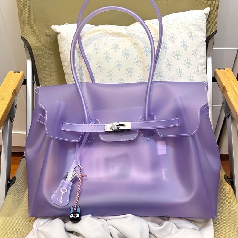 Japanese Genuine Jellyfirkin Kiiikiii Same Style Jelly Bag Tpu Semi-Transparent Shoulder Bag