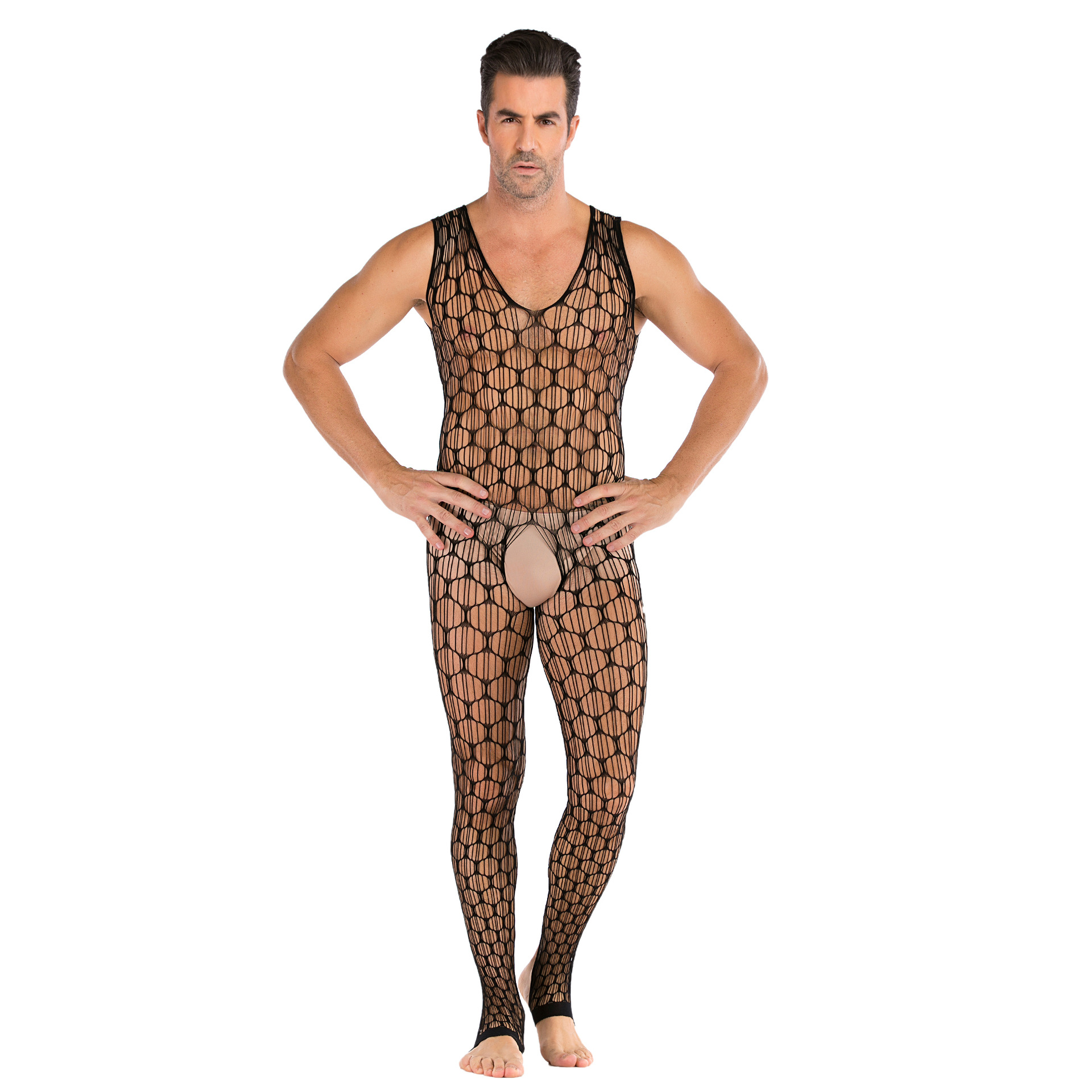 Male silk stockings pantyhose pseudo-niece sex stockings Whole Body Spice Sex jersey men wear the men's pajamas