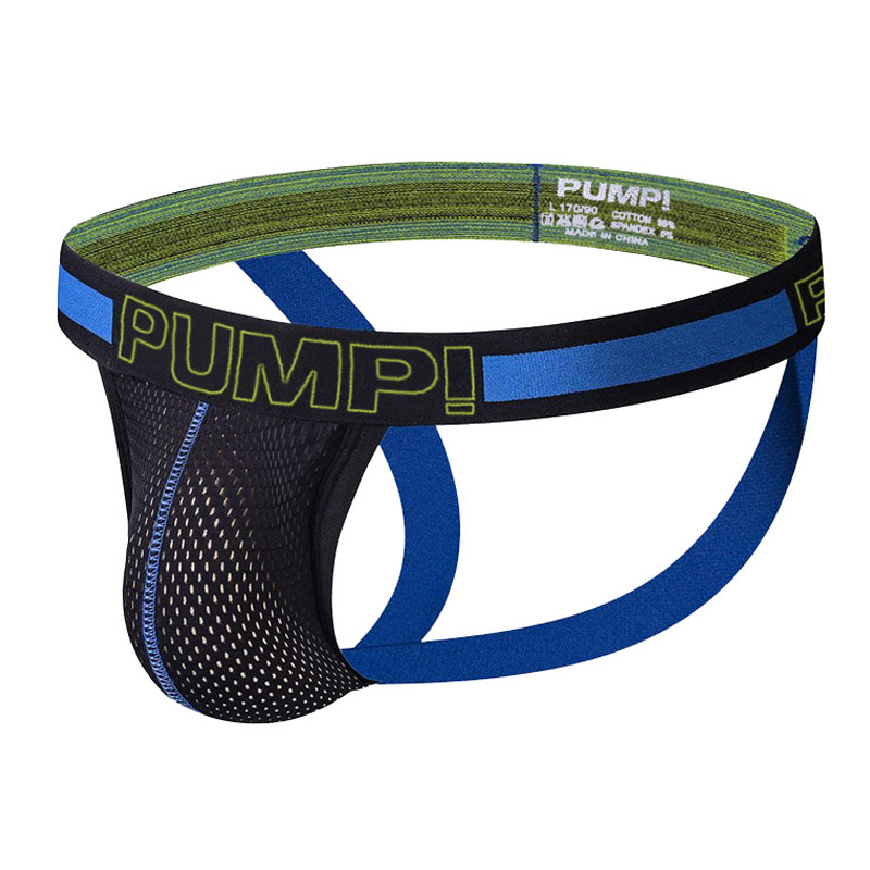 Men's double-button underpants men trend gay fun underwear opening seduce men's underwear fun tempting pants cotton