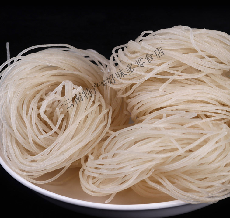 Bridge rice line Yunnan Dehong Yield Authentic 1 catty Bagged Mountain Pure Rice Dry Coarse Rice Thread Overhand Rice Thread