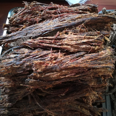 Yunnan Mang City specialty Meng Si - Fi roast small dry bar yellow beef dry bar fresh now 250 g