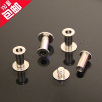 Financial Binding Supervision Brass Tacked ledger This screw Screws Album Bound Butt Screws Metal Binding