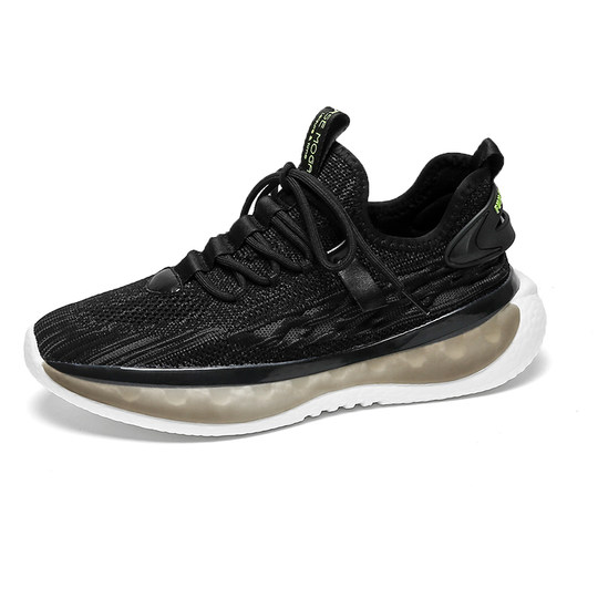 Men's Summer Sneakers with Mesh, Breathable, Casual Running Shoes, Non-Slip, Lightweight Fly-Knit Shoes for Students, New Dad Shoes