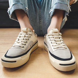 Canvas Shoes for Men, Summer Breathable Trendy Versatile Soft-Soled Retro Casual Shoes, Japanese Style Anti-Odor New Low-Top Sneakers