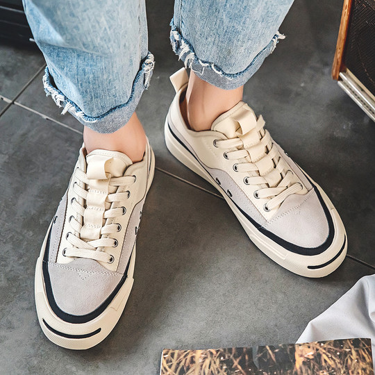 Canvas Shoes for Men, Summer Breathable Trendy Versatile Soft-Soled Retro Casual Shoes, Japanese Style Anti-Odor New Low-Top Sneakers