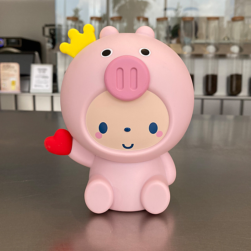 MOKYO cartoon pig saving can save coins can be saved by adults with children's survival cash barrel to anti-fall