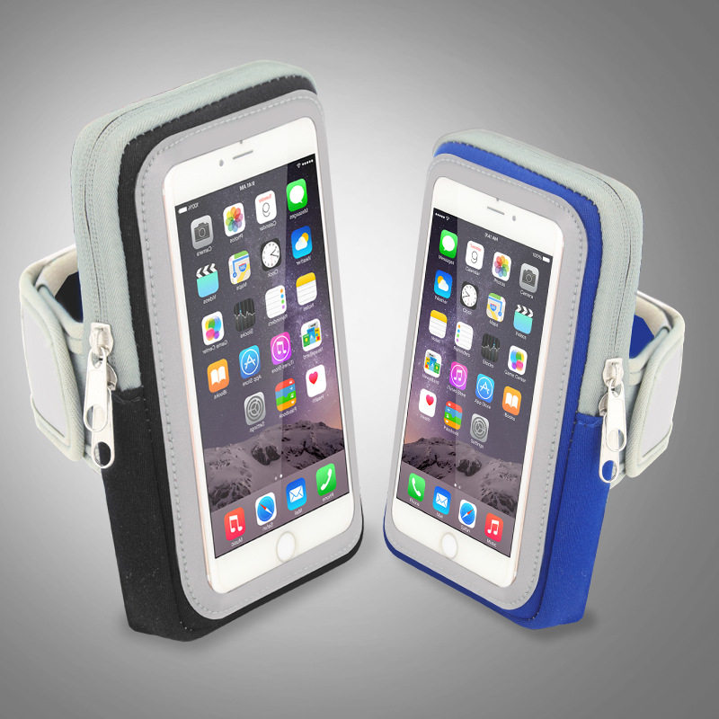 Sports running mobile phone touch screen arm bag new outdoor bag fitness breathable wrist arm bag running bag