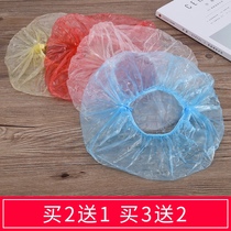 100 thick waterproof adult disposable shower cap hotel bath women shampoo plastic oil hat