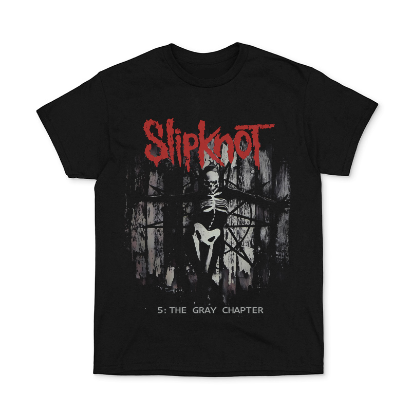 Slipknot Slipknot Band Short-Sleeve T-Shirt Punk Heavy Metal Rock Crew Neck Tee Unisex Pure Cotton Personalized