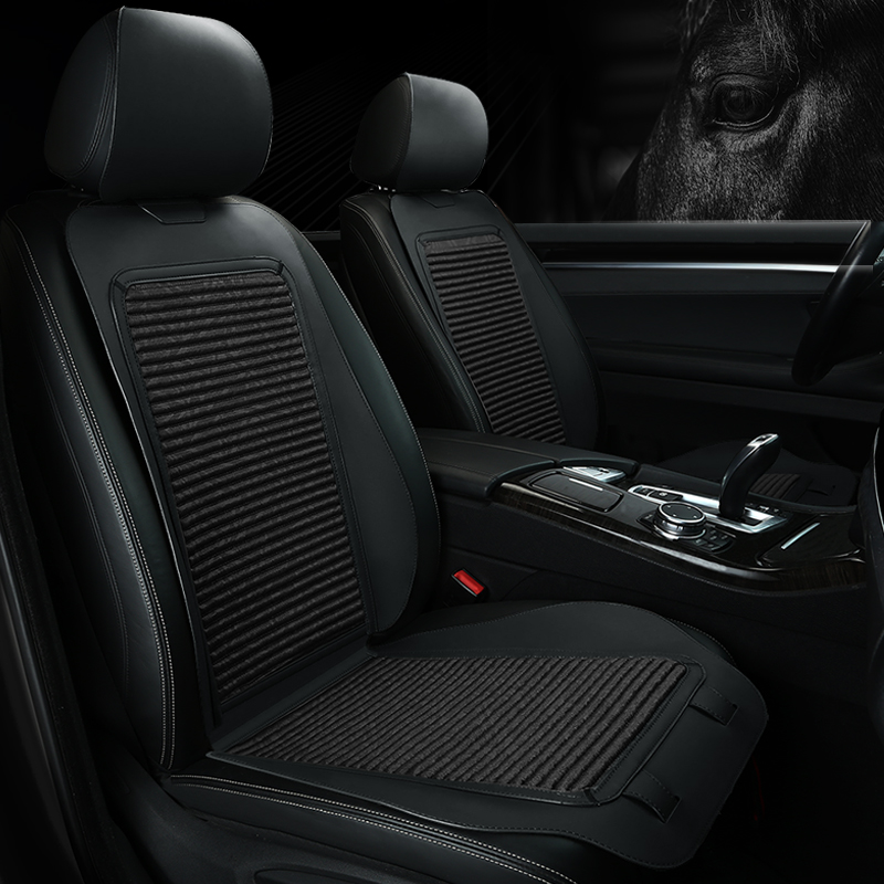 Car seat cushion saddle mat four seasons universal linen seat set health buckwheat seat cushion small brute waist summer car seat cushion