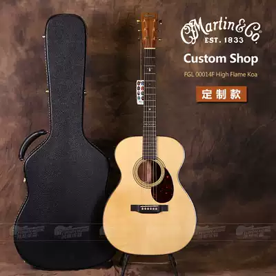 American Martin Martin CustomShop 00014F Koa Acacia wood custom full veneer folk guitar