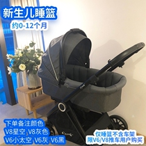 German Import Cyrek Seleck Baby Stroller Sleeping Basket newborn baby can lie flat (without frame)