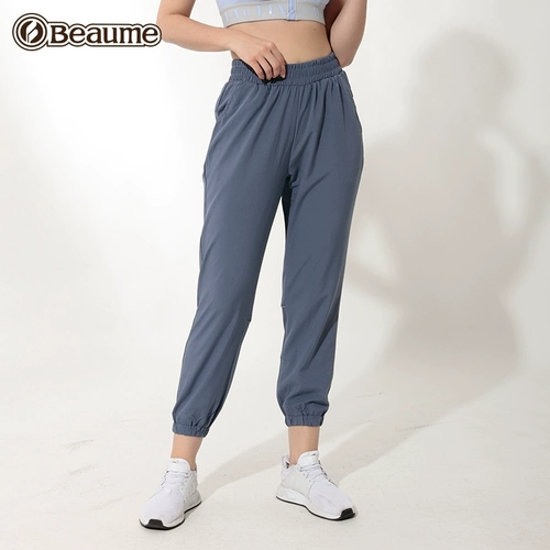 Штаны для отдыха для спортзала, дышащий комбинезон, по фигуре, эластичная талия, для бега