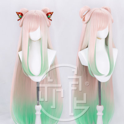 taobao agent Yiliang League of Legends Paper -cutting Fairy New Year Sword Girl Ericia COS wig Gradient