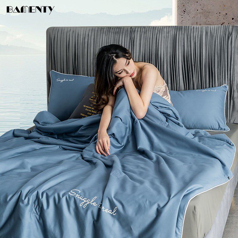 Summer cool quilt cool feeling thin single spring and autumn quilt core summer cotton air-conditioned quilt pure cotton washable double summer quilt