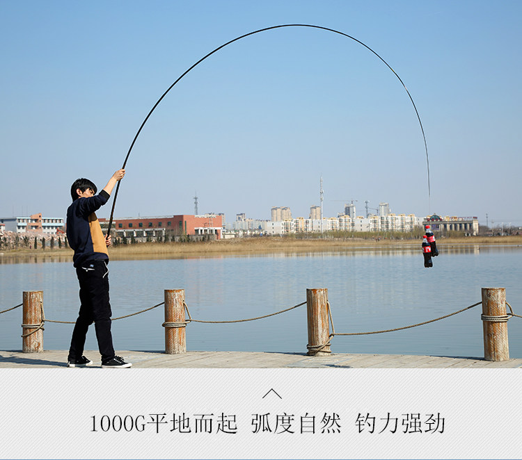 Передает полюсе 中通杆碳素内走线鱼竿手竿钓鱼竿拍杆3.64.5中通一体杆两用杆