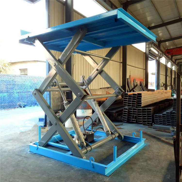 Fixed scissor fork lift platform Electric hydraulic lift car Automatic rotary small Easy lifting table