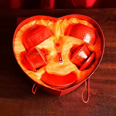 Tianyuan Wedding Ceramics Bowl Couple Cup Couple Happy Chopsticks Wedding Dragon Phoenix Sun Bowl Tea Cup Set