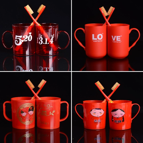 Креативный комплект для влюбленных для домашнего использования, мыло, мыльница, зубная щетка, ополаскиватель для рта