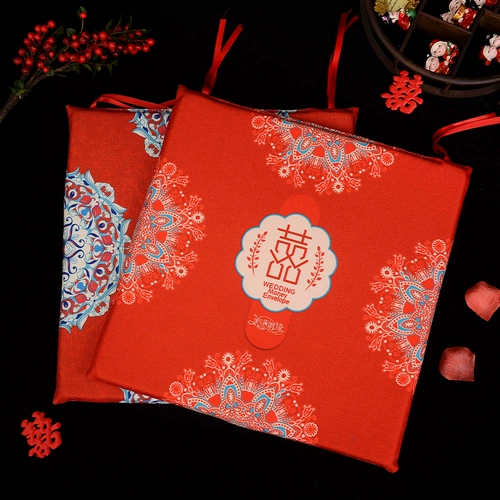 天之缘 Свадебные принадлежности Счастливые подушки и толстые свадебные колодки Благословения невесты, чтобы сменить чай, чтобы уважать часовню -чат -новичок