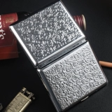 Медный длинный портсигар, подарочная коробка, универсальная упаковка подходит для мужчин и женщин, принт