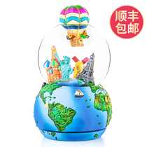 Creative boutique crystal ball music box Music box Birthday gift girls send girlfriends children girlfriends girls dream