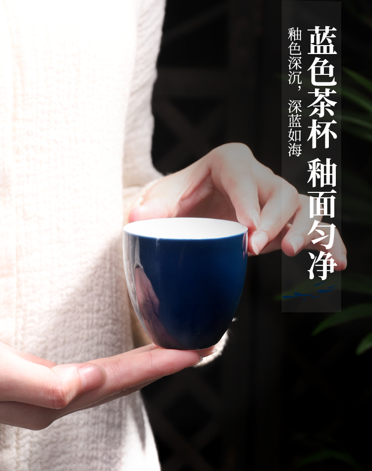 St hidden ceramic cups kung fu tea cup contracted master cup individual cup sample tea cup home small bowl with single CPU