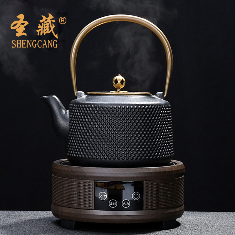 Cast iron teapot iron pot of Japanese the electric TaoLu automatic tea boiled tea, the electric heating cooking tea stove copper kettle to suit