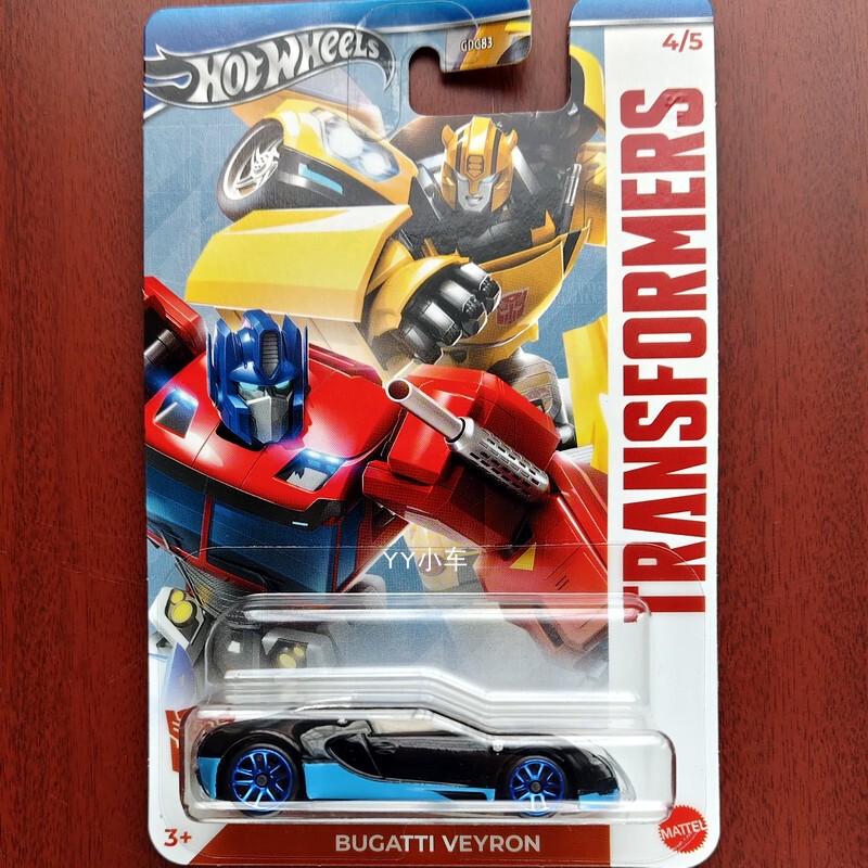 Hot Wheels Transformers Bugatti Veyron Alloy Sports Car Entertainment-Themed Car Bugatti
