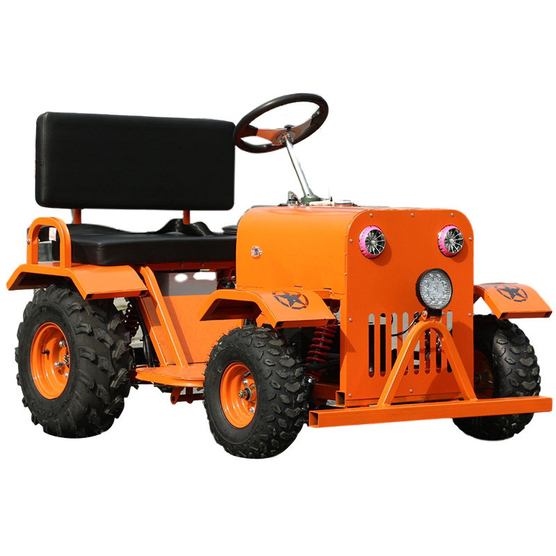 Four wheel electric tractor square rental scenic park children electric ATV go-kart parent-child battery car