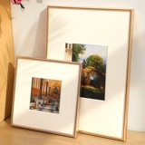 Картина из алюминиевого сплава в рамке с узкими краями, настенная подвеска на заказ, металлическая рамка, украшение любого размера, внешняя рамка формата А4, фоторамка