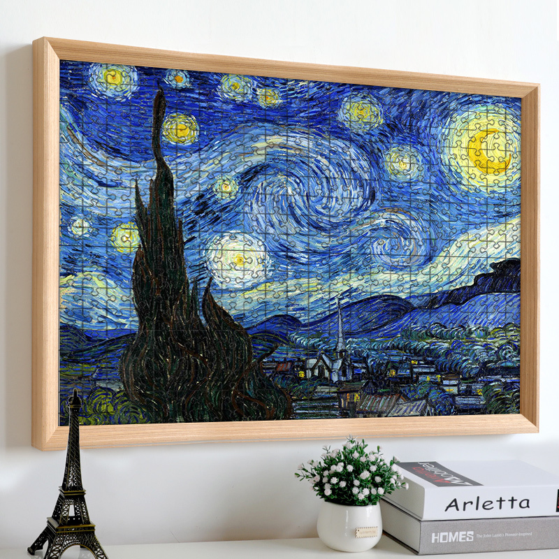 Jigsaw Puzzle Frame 1000 Pieces Flat Picture 500 Framed Picture Frame 300 Frame 50X70 Special*75 Puzzle Photo Frame Framing A3