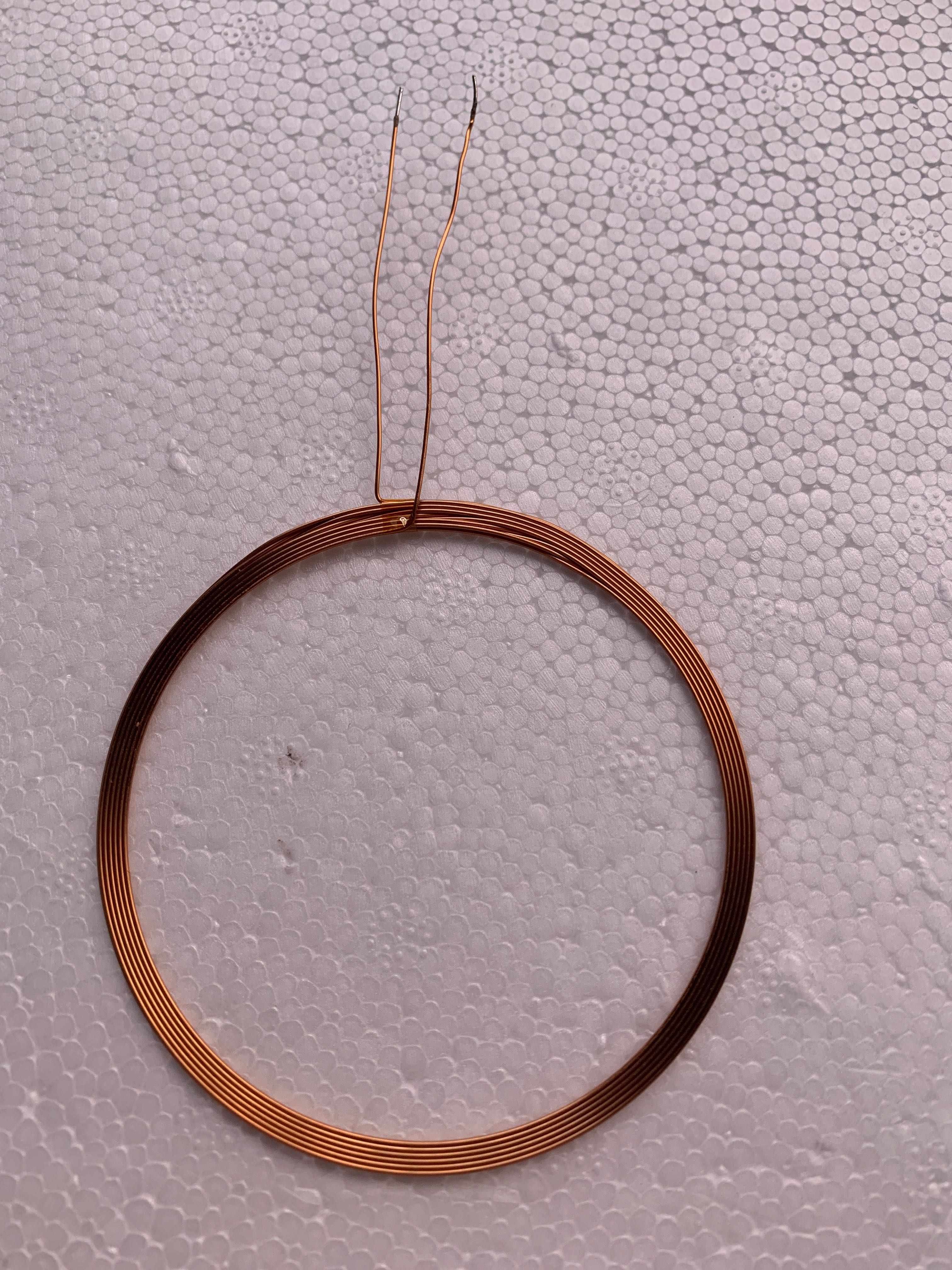 Inner diameter 66*0 5 Wire diameter*1 1mm High*23UH*12 turns * Outer diameter 73 5mm Customizable hollow coil